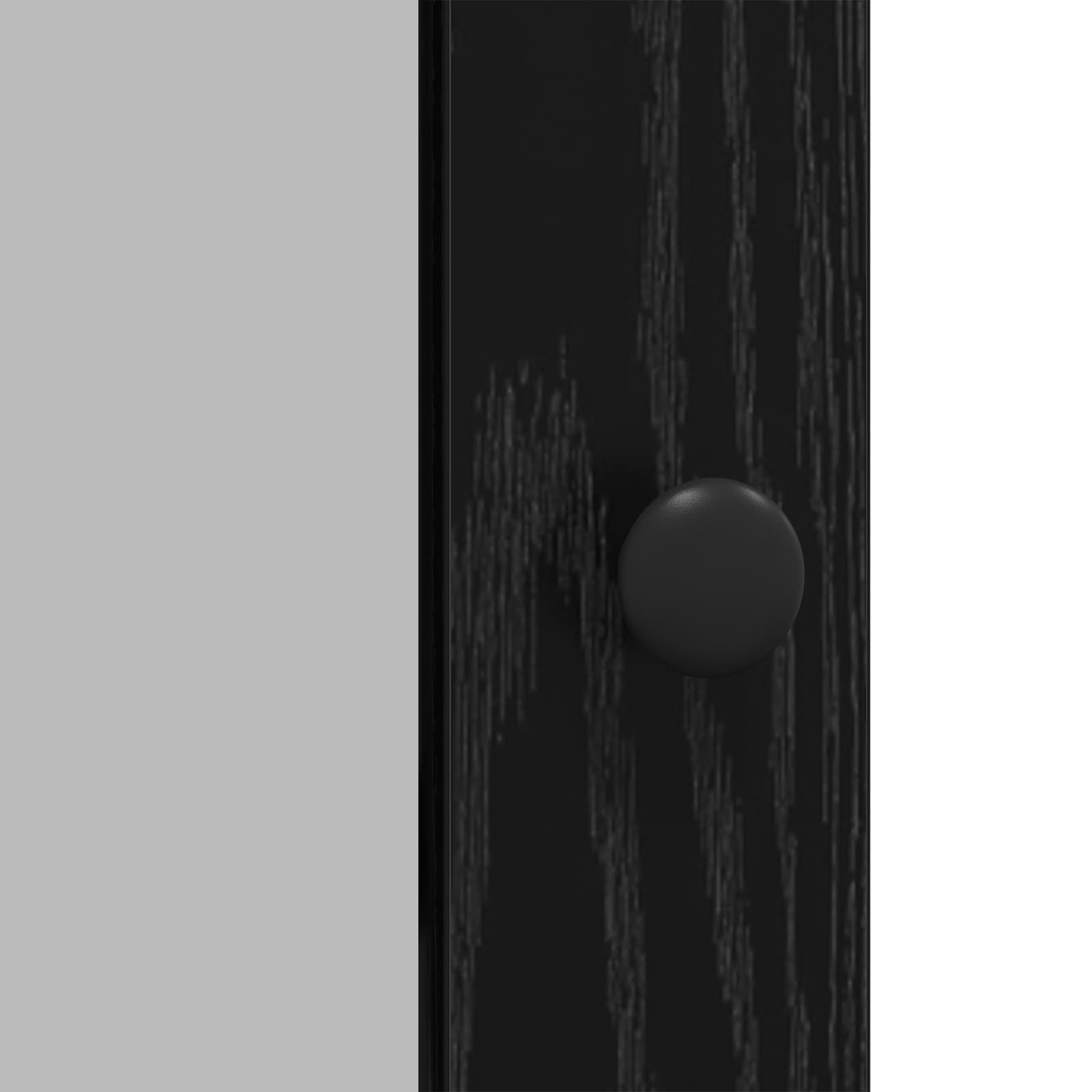 Buffet Chêne noir 100 x 35 x 80 cm Bois d'ingénierie - XIOS