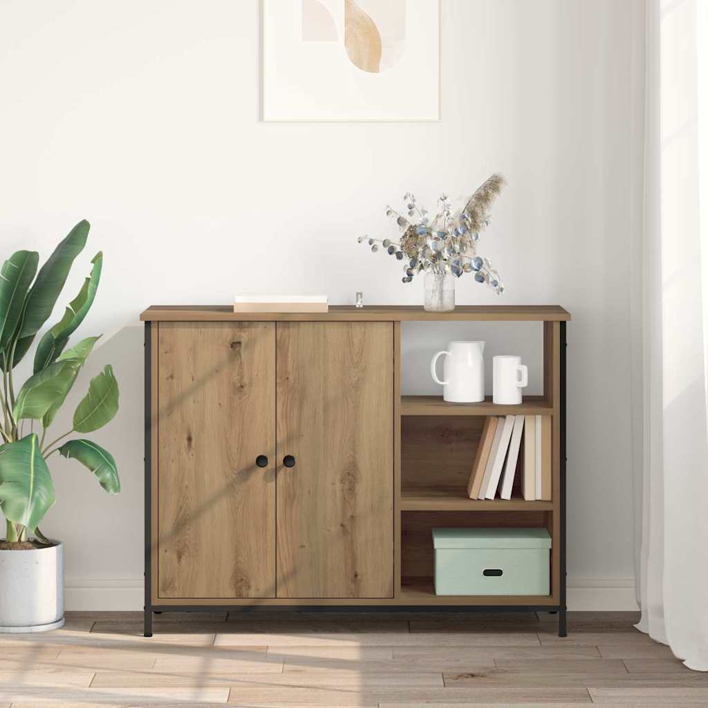 Buffet Chêne artisanal 100 x 33 x 75 cm Bois d'ingénierie - XIOS