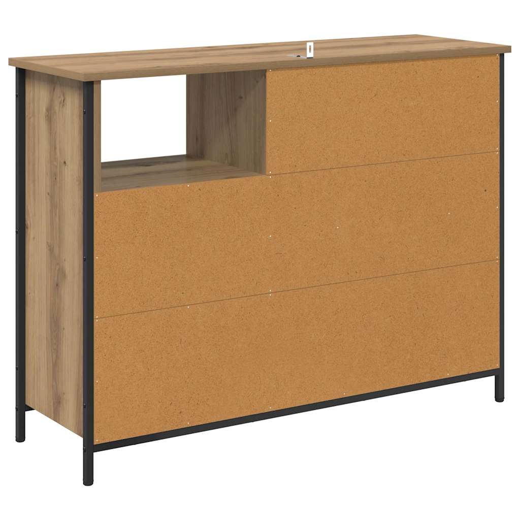 Buffet Chêne artisanal 100 x 33 x 75 cm Bois d'ingénierie - XIOS