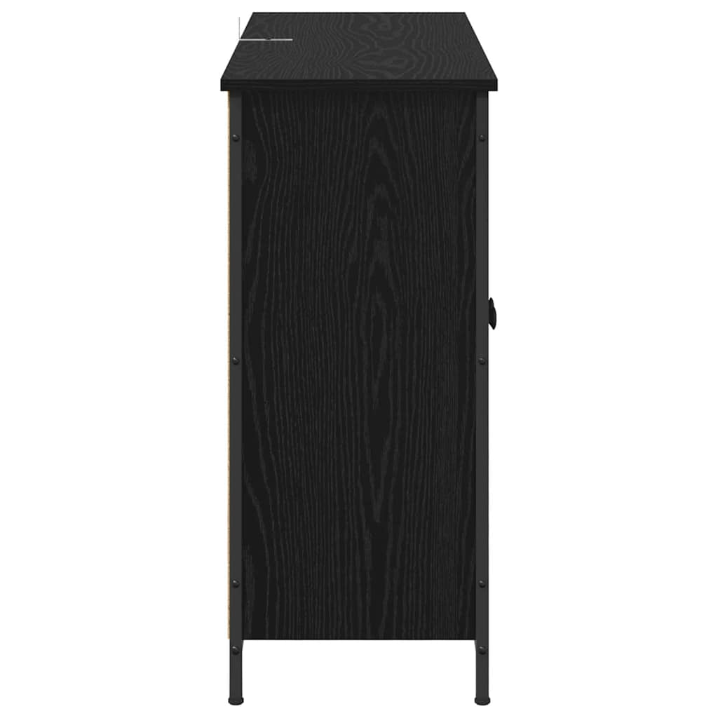 Buffet Chêne noir 100 x 33 x 75 cm Bois d'ingénierie - XIOS