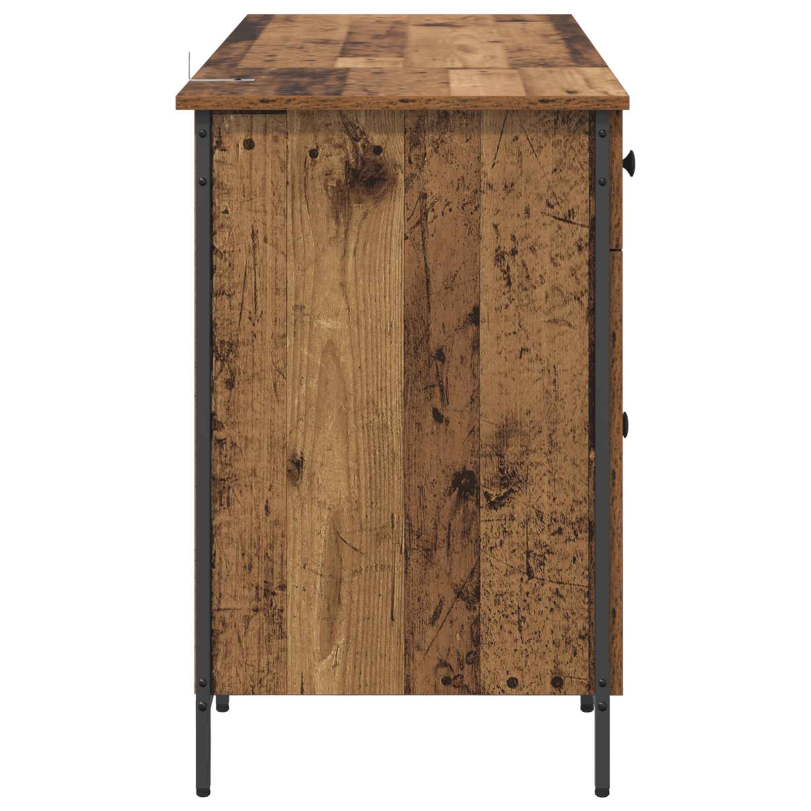 Bureau d'ordinateur avec tiroir Bois Ancien 131 x 48 x 75 cm - XIOS