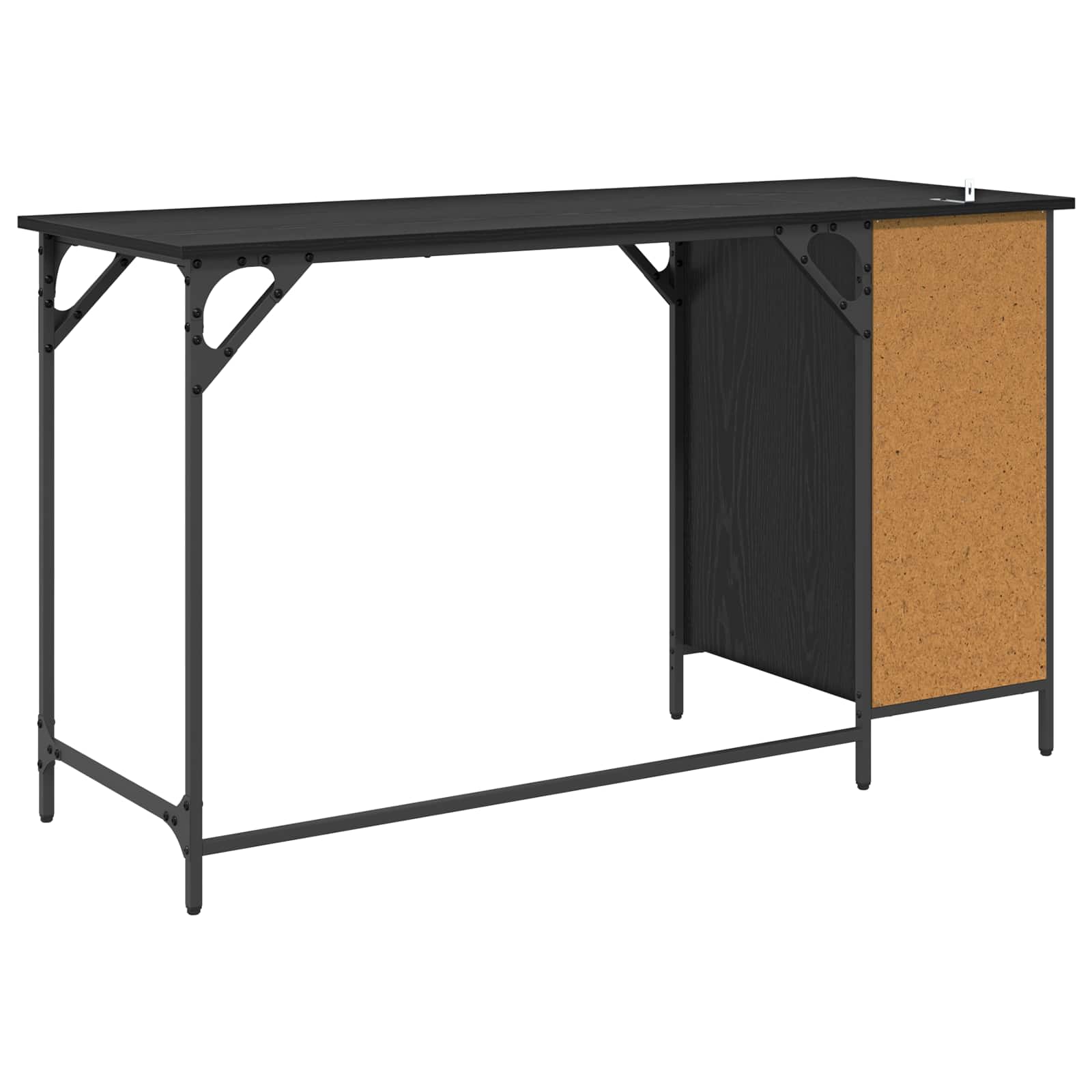 Bureau d'ordinateur avec tiroir Chêne noir 131 x 48 x 75 cm - XIOS
