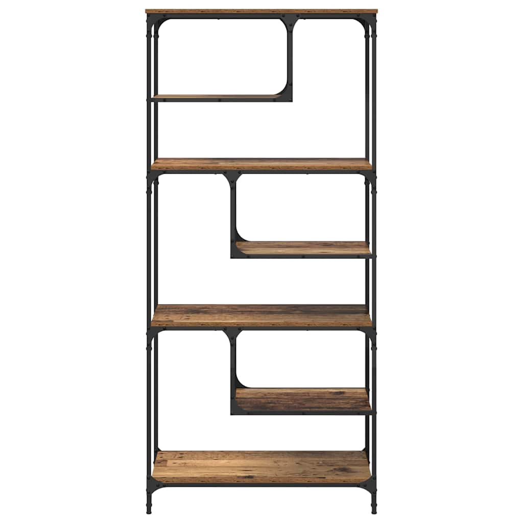 Bibliothèque Bois ancien 81 x 36 x 176 cm Bois d'ingénierie - XIOS