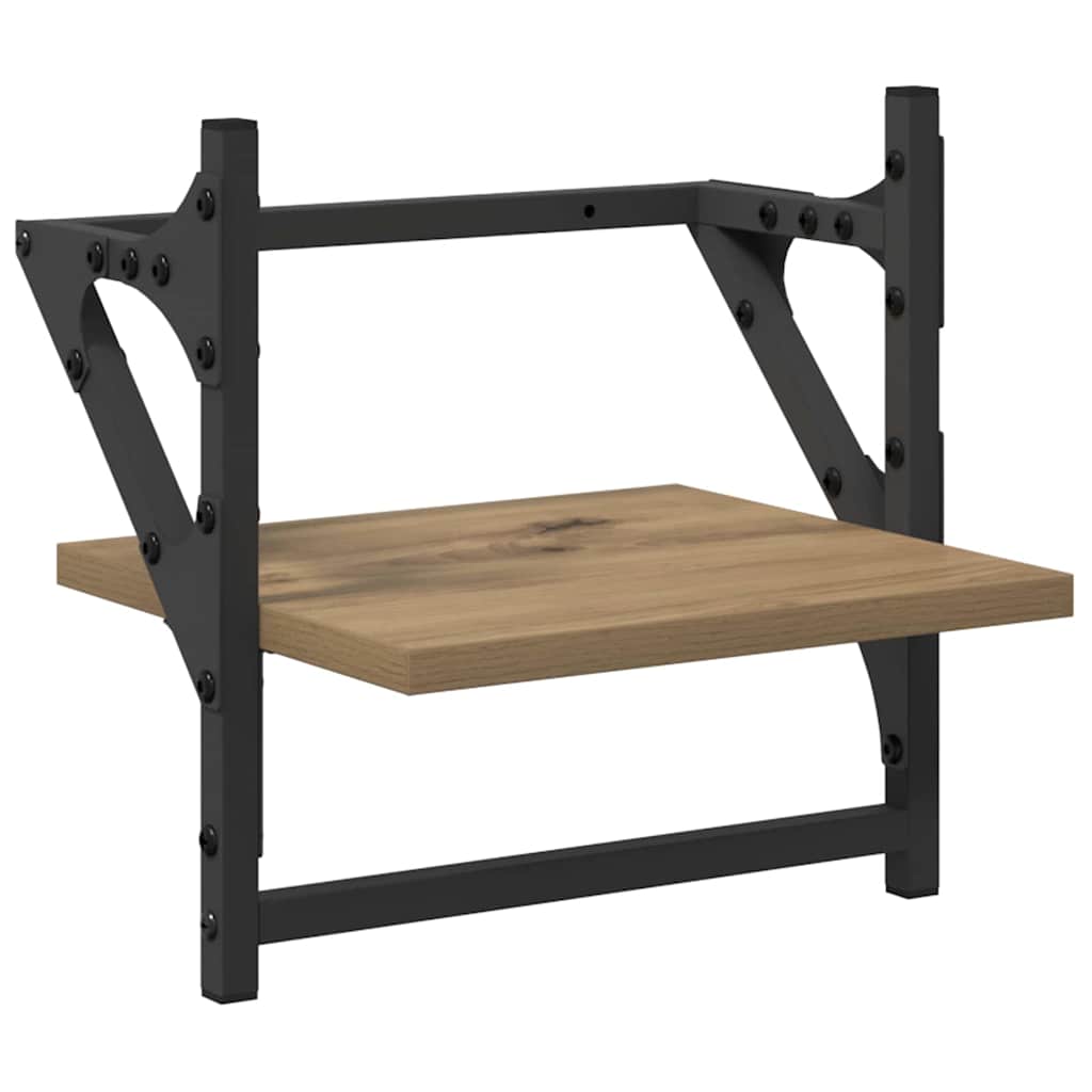 Ensemble d'étagères murales avec étagère 6 pcs Chêne artisanal - XIOS