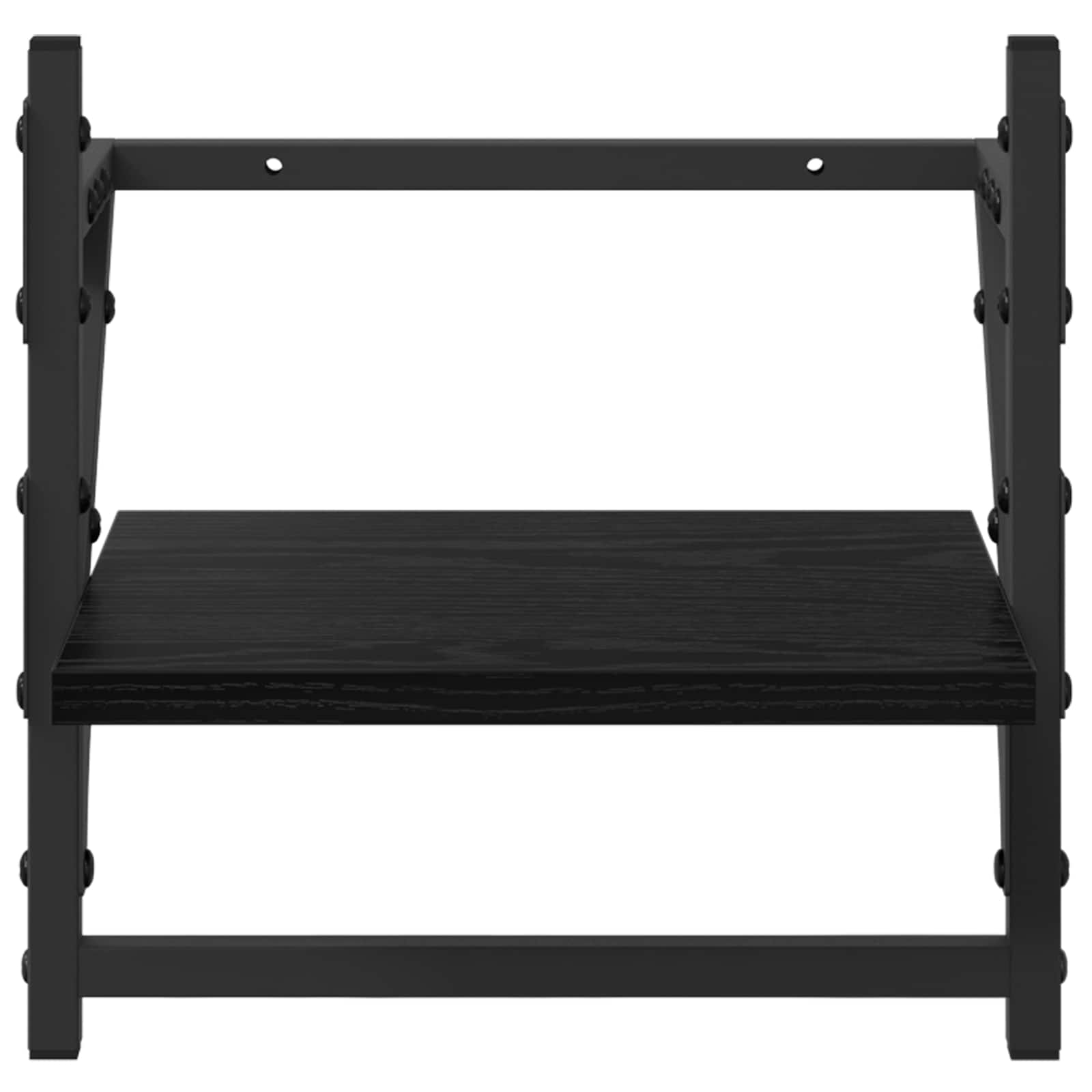 Ensemble d'étagères murales 6 pcs Chêne noir 100 x 25 x 30 cm - XIOS