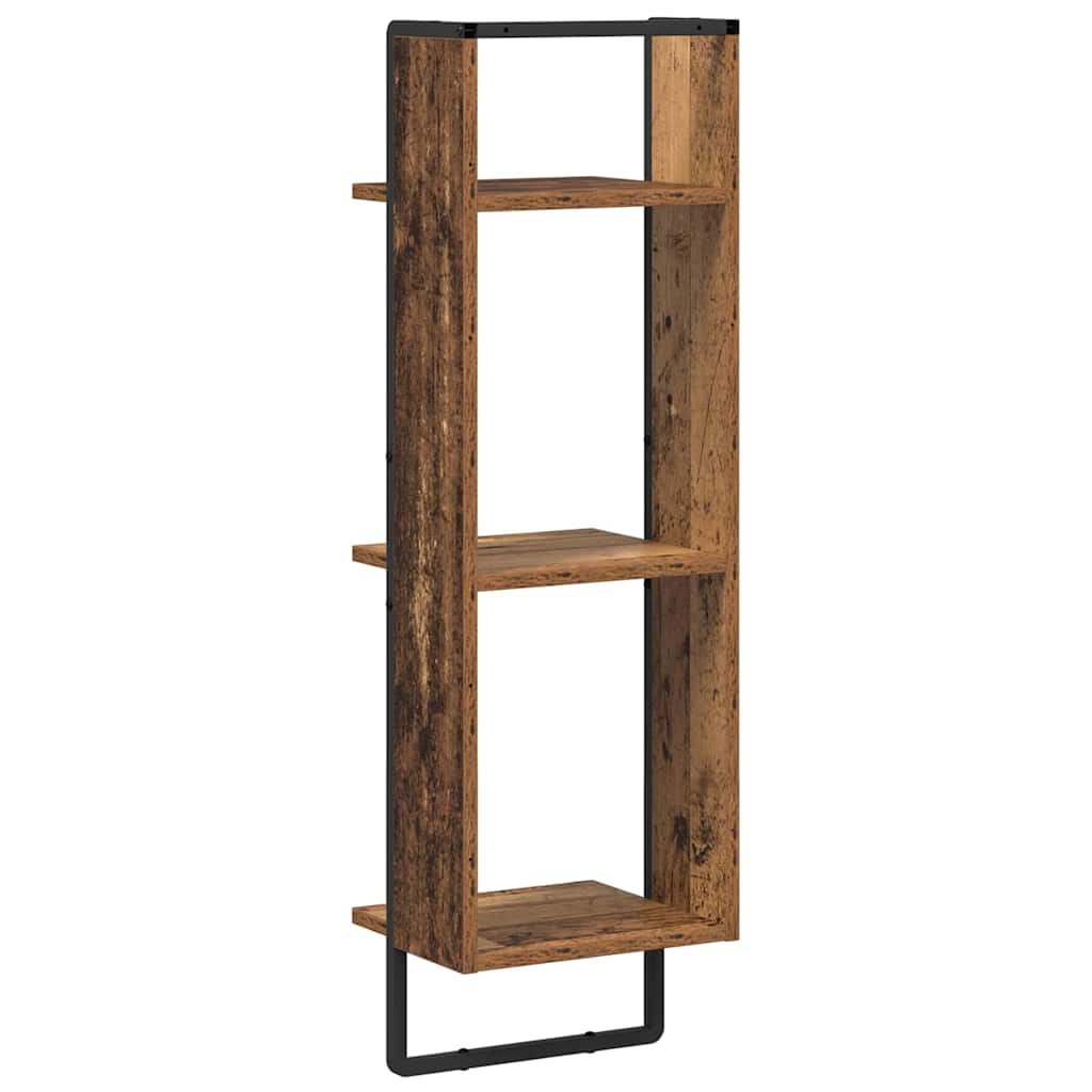 Étagère Murale Bois Ancien 30 x 25 x 100 cm Bois d'ingénierie - XIOS