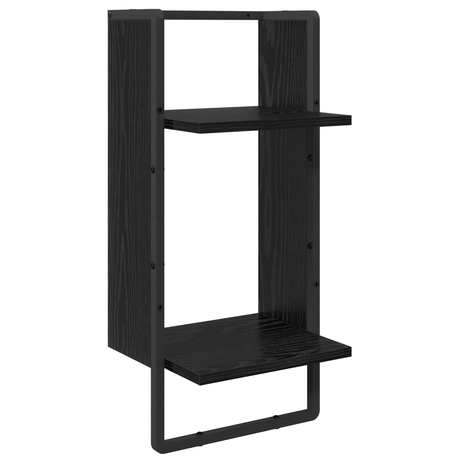Ensemble d'étagères murales 4 pcs Chêne noir 65 x 25 x 30 cm - XIOS