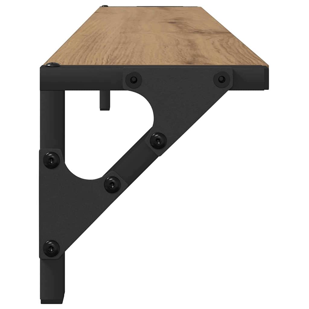 Étagères Murales 2 pcs Chêne artisanal 80 x 15 x 15,5 cm - XIOS