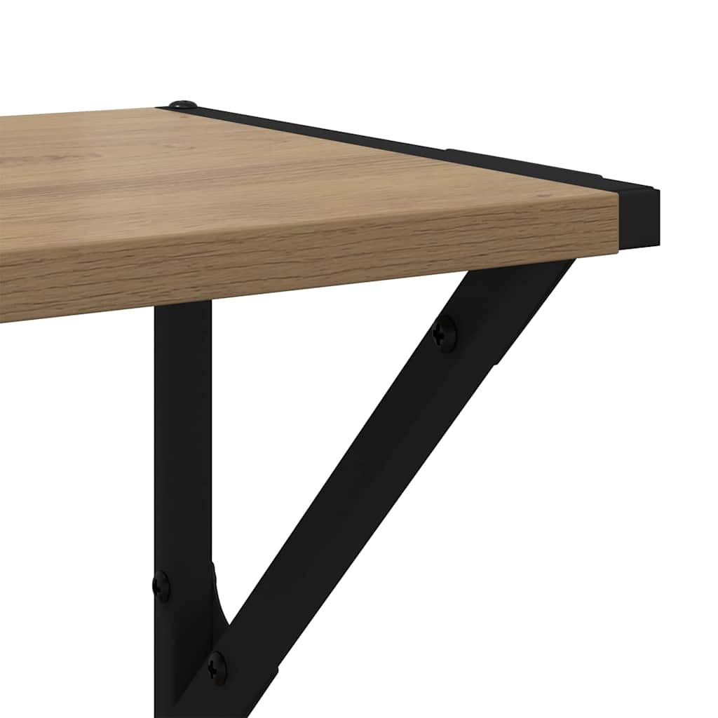 Étagères Murales 2 pcs Chêne artisanal 60 x 25 x 25,5 cm - XIOS