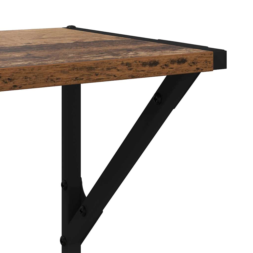 Étagères Murales 2 pcs Bois Ancien 80 x 25 x 25,5 cm - XIOS