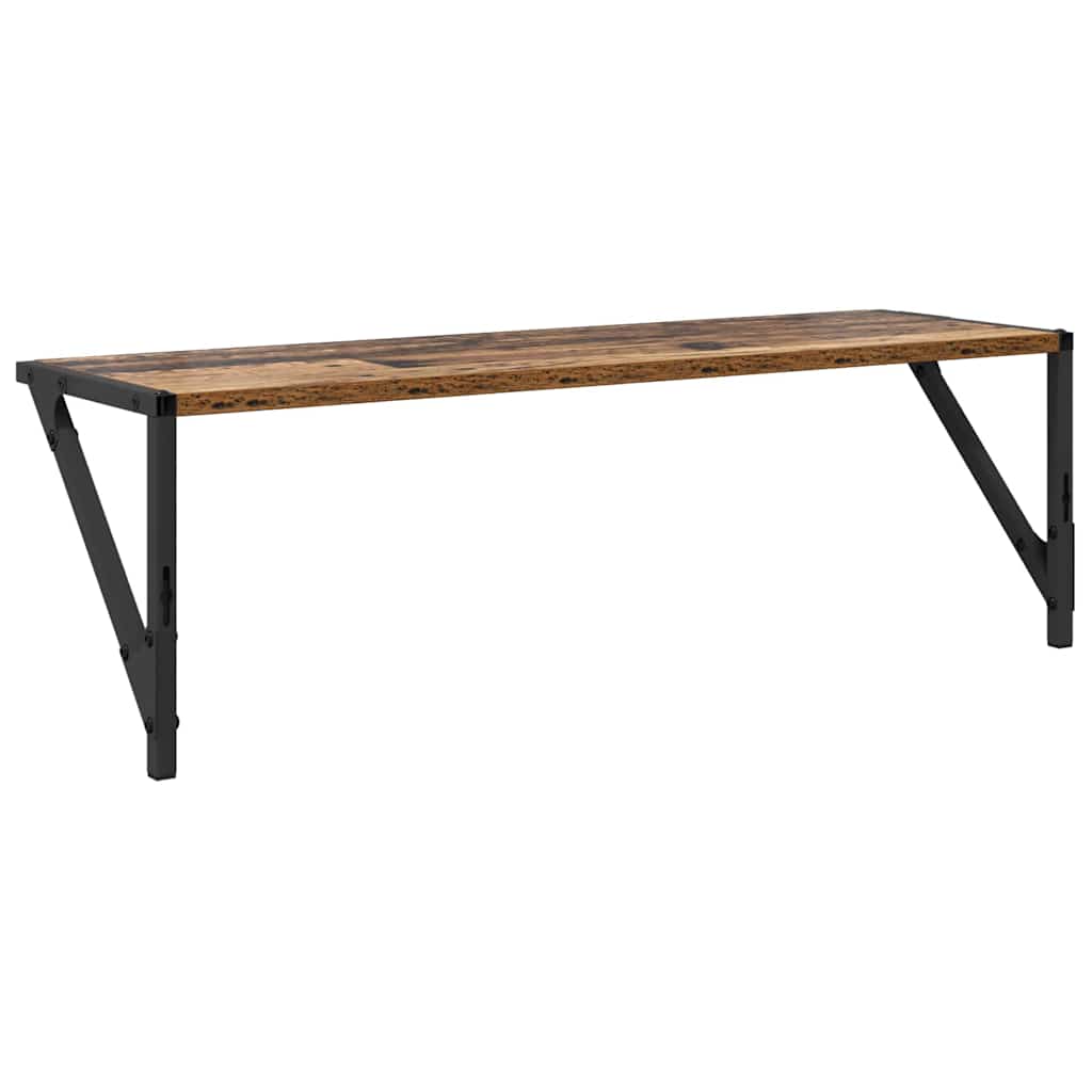 Étagères Murales 2 pcs Bois Ancien 80 x 25 x 25,5 cm - XIOS