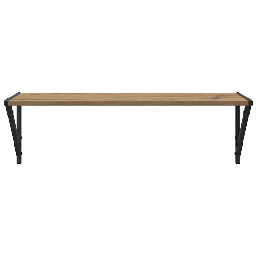 Étagères Murales 2 pcs Chêne artisanal 80 x 25 x 25,5 cm - XIOS