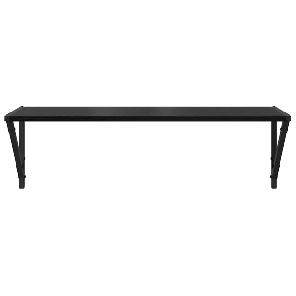 Étagères Murales 2 pcs Chêne noir 80 x 25 x 25,5 cm - XIOS