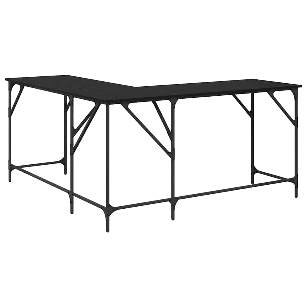 Bureau Chêne noir 149 x 149 x 75 cm Bois d'ingénierie - XIOS