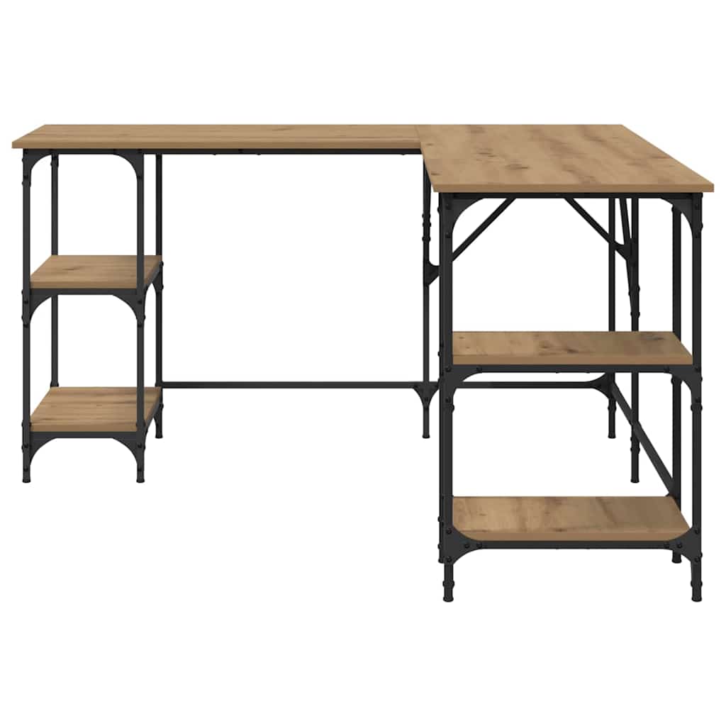 Bureau Chêne artisanal 139 x 139 x 75 cm Bois d'ingénierie - XIOS