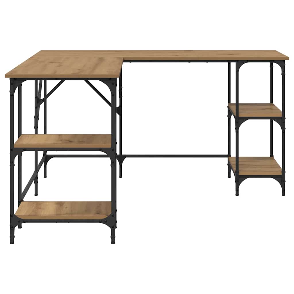 Bureau Chêne artisanal 139 x 139 x 75 cm Bois d'ingénierie - XIOS