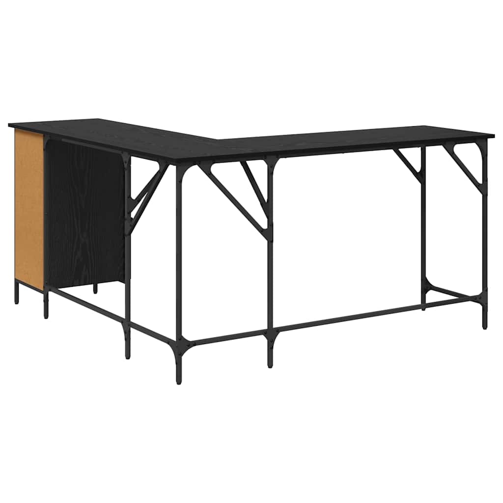 Bureau Chêne noir 141 x 141 x 75 cm Bois d'ingénierie - XIOS