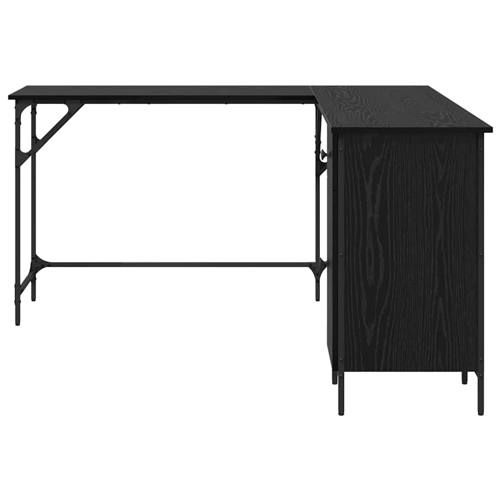 Bureau Chêne noir 141 x 141 x 75 cm Bois d'ingénierie - XIOS
