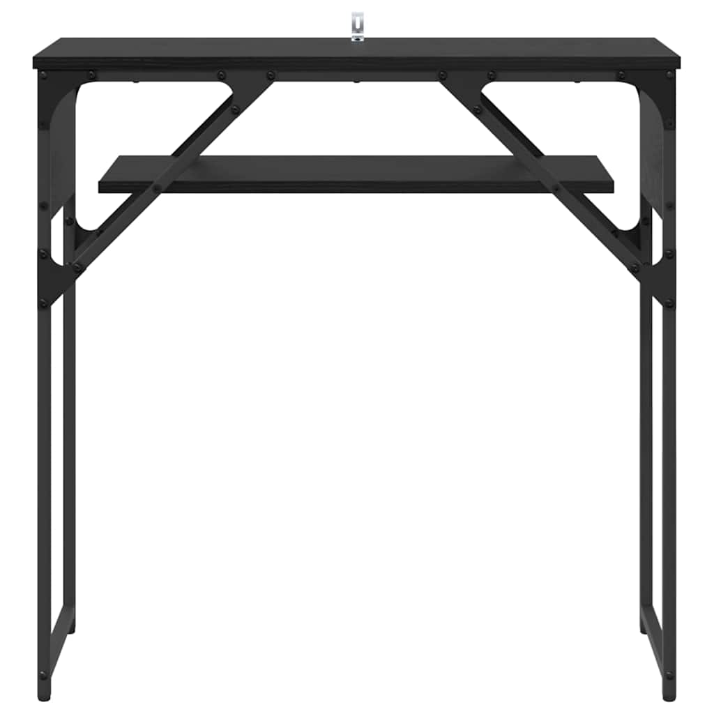 TableConsole Chêne noir 75x30x75cm Bois d'ingénierie - XIOS
