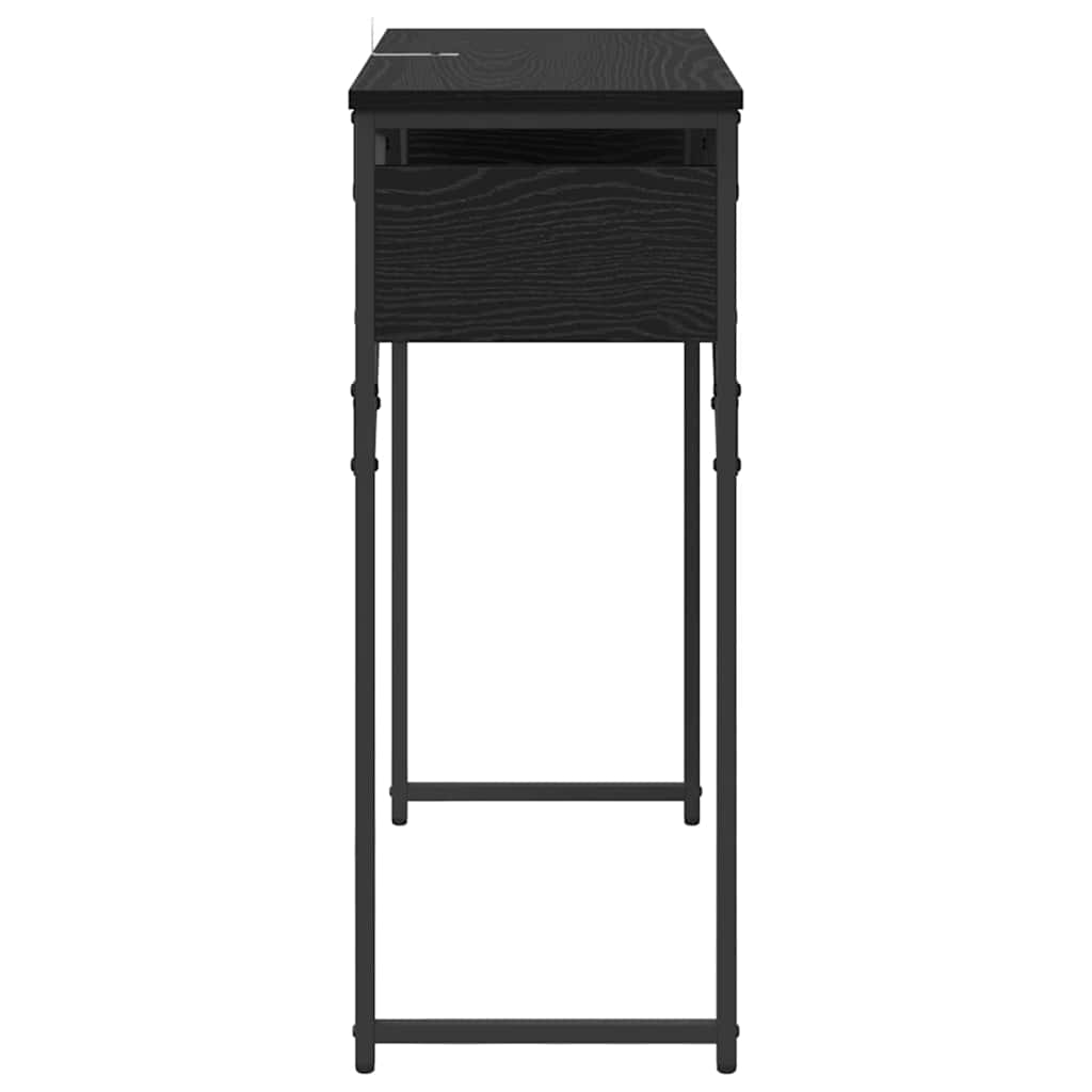 TableConsole Chêne noir 75x30x75cm Bois d'ingénierie - XIOS