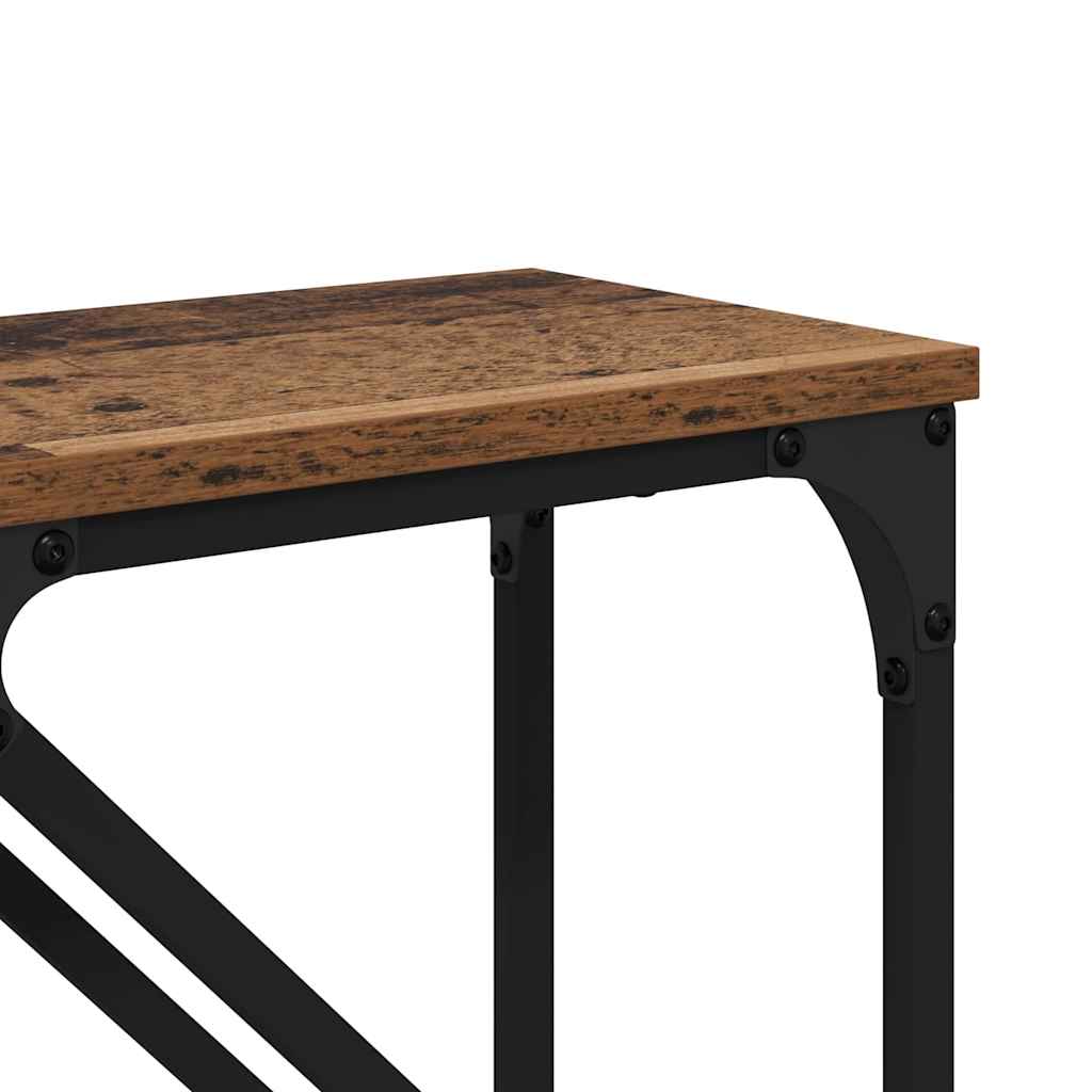 Table console 2 pcs Bois Ancien 100 x 28 x 75 cm - XIOS