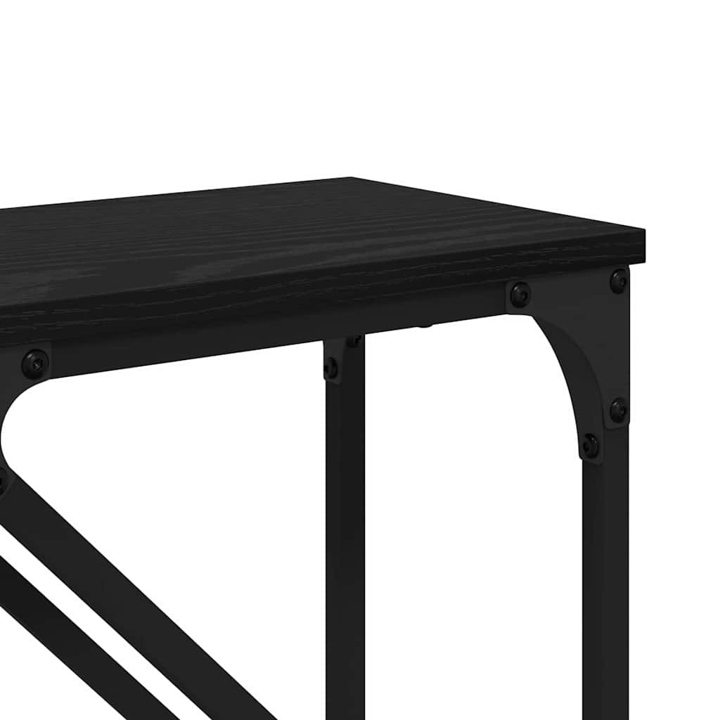 Table console 2 pcs Chêne noir 100 x 28 x 75 cm - XIOS