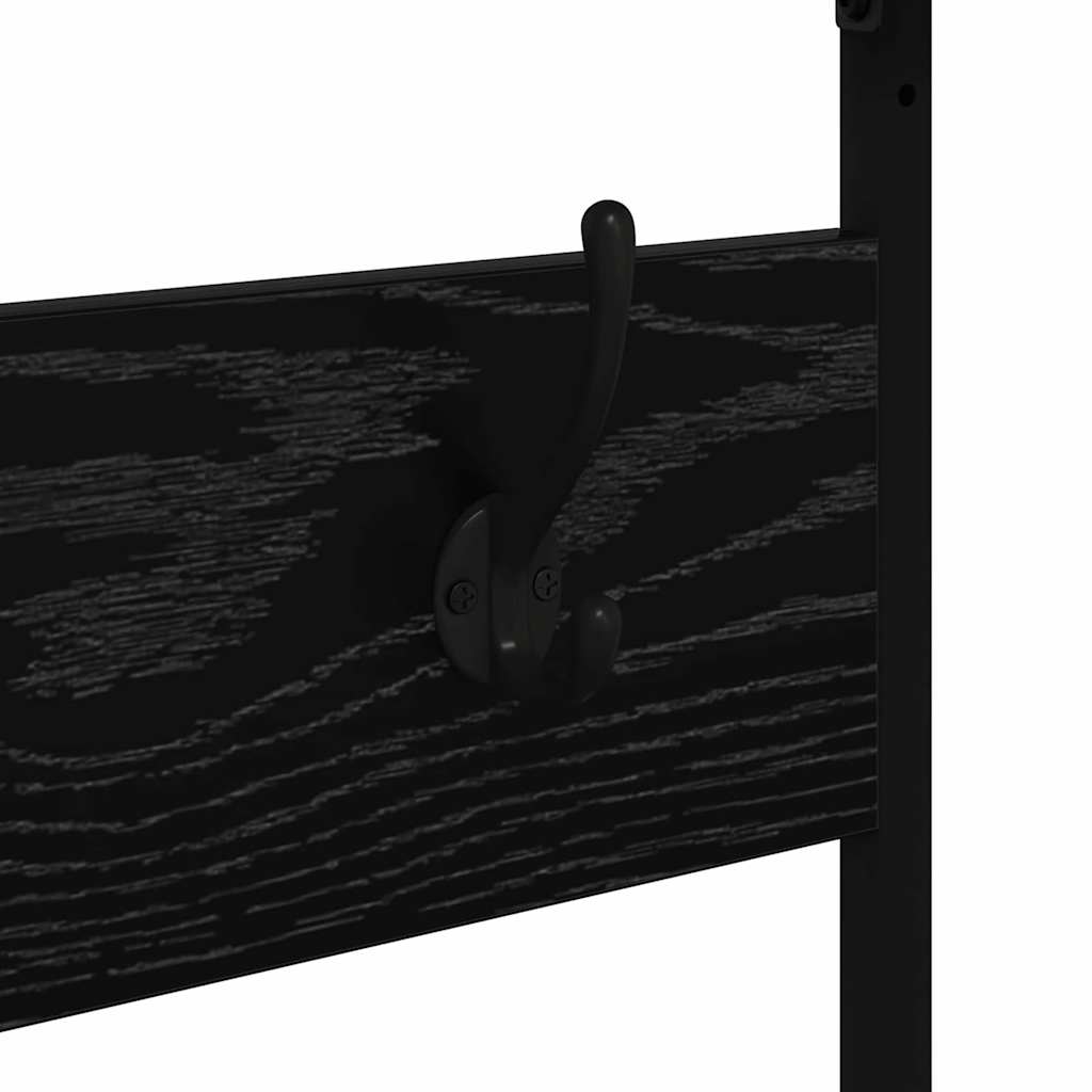 Porte-vêtements Chêne noir 100 x 41 x 184 cm Bois d'ingénierie - XIOS