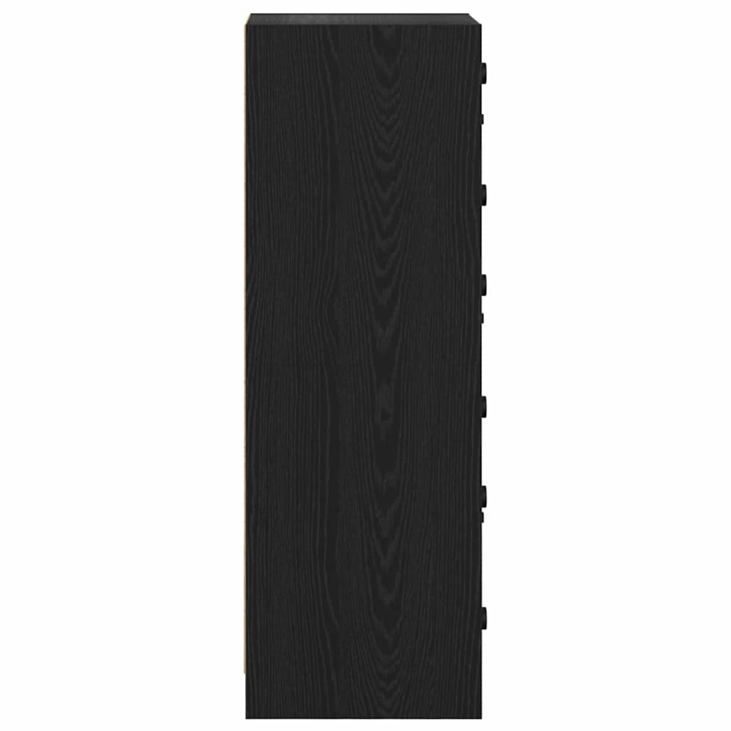 Haut Armoire Chêne noir 35 x 37 x 109 cm Bois d'ingénierie - XIOS