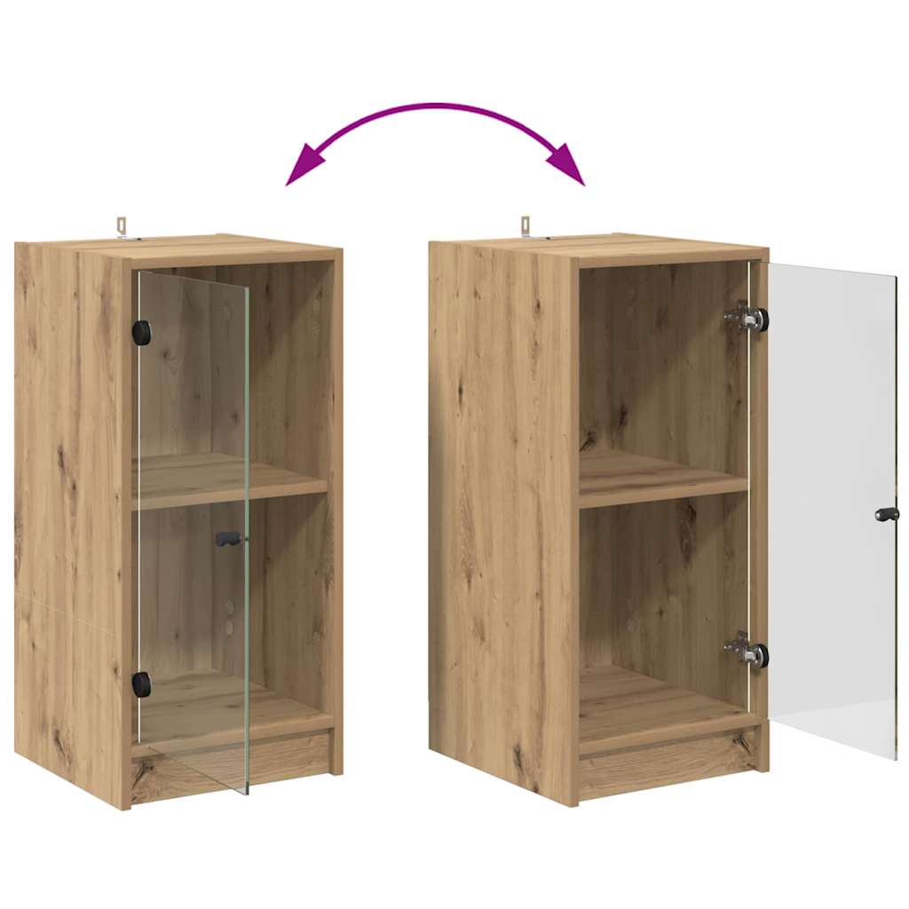 Buffet chêne artisanal 35 x 37 x 76 cm Bois d'ingénierie - XIOS