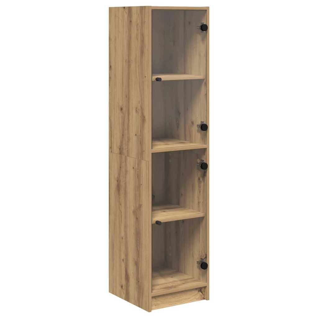 Haut Armoire Chêne artisanal 35 x 37 x 142 cm Bois d'ingénierie - XIOS