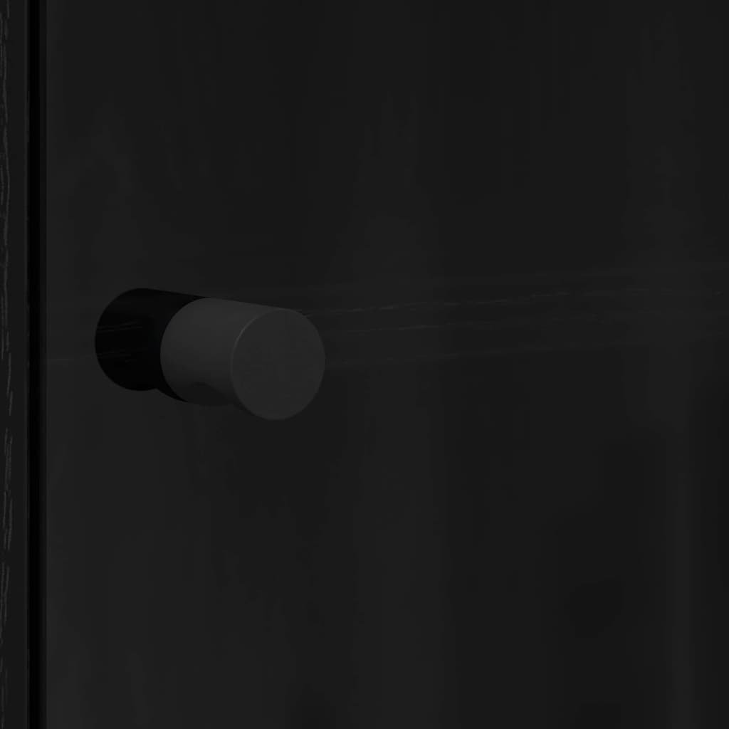 Haut Armoire Chêne noir 35 x 37 x 142 cm Bois d'ingénierie - XIOS