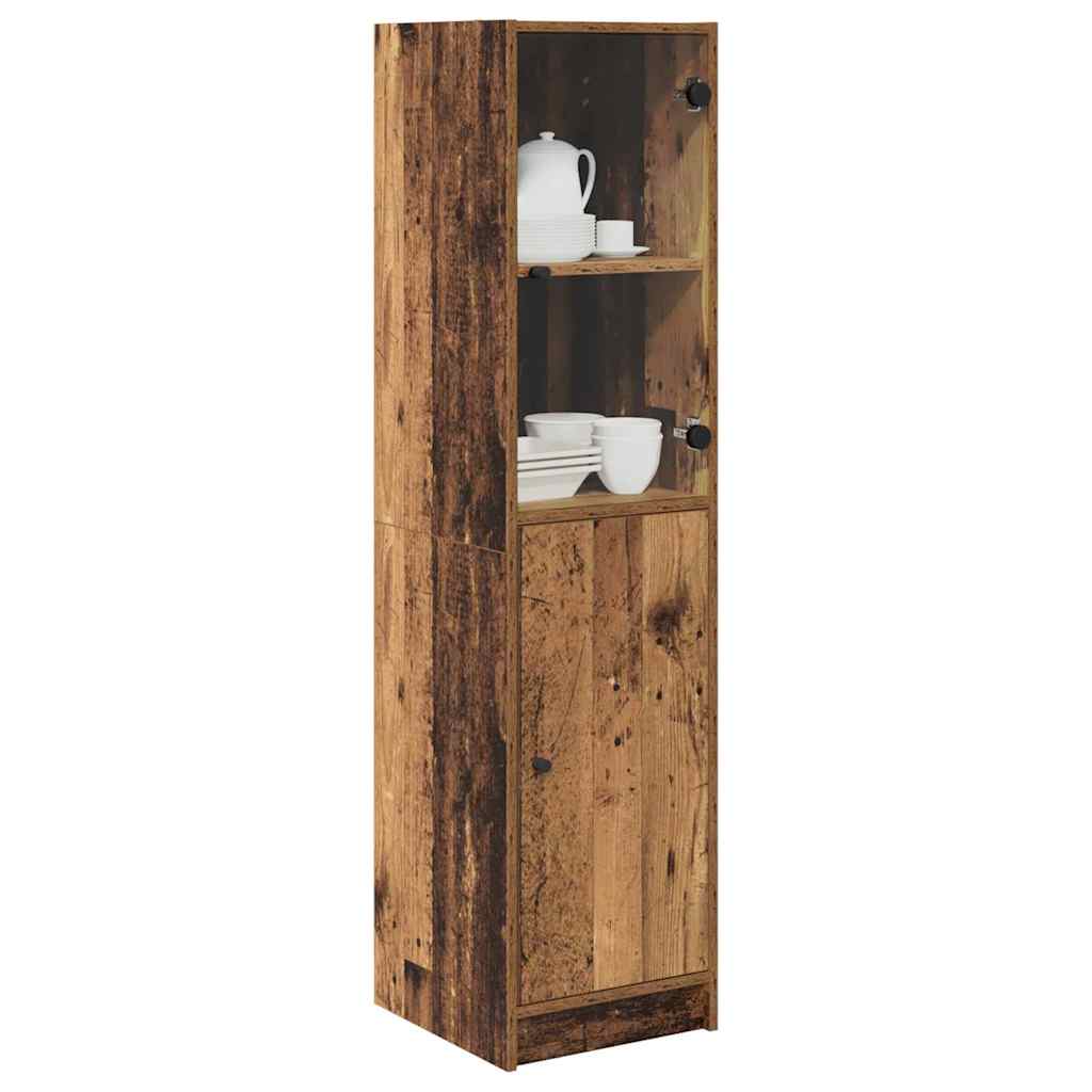 Haut Armoire Bois Ancien 35 x 37 x 142 cm Bois d'ingénierie - XIOS