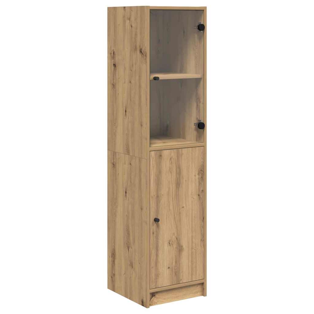 Haut Armoire Chêne artisanal 35 x 37 x 142 cm Bois d'ingénierie - XIOS