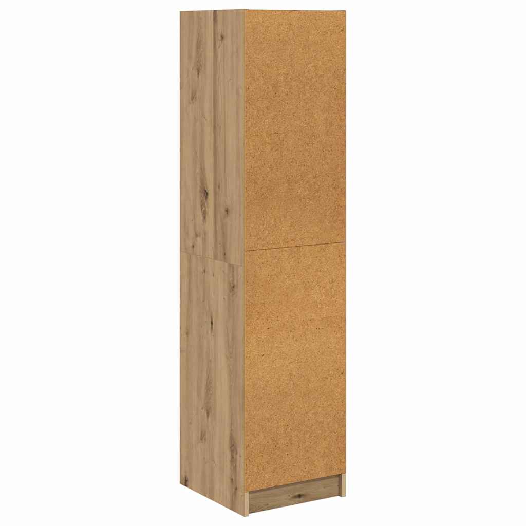 Haut Armoire Chêne artisanal 35 x 37 x 142 cm Bois d'ingénierie - XIOS
