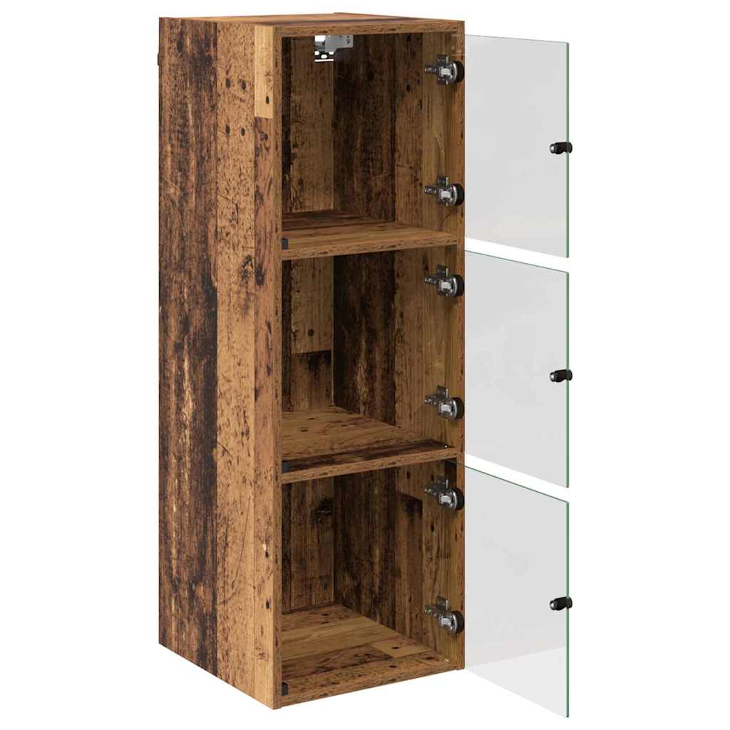 Meuble mural 35 x 37 x 102 cm Bois d'ingénierie Bois Ancien - XIOS
