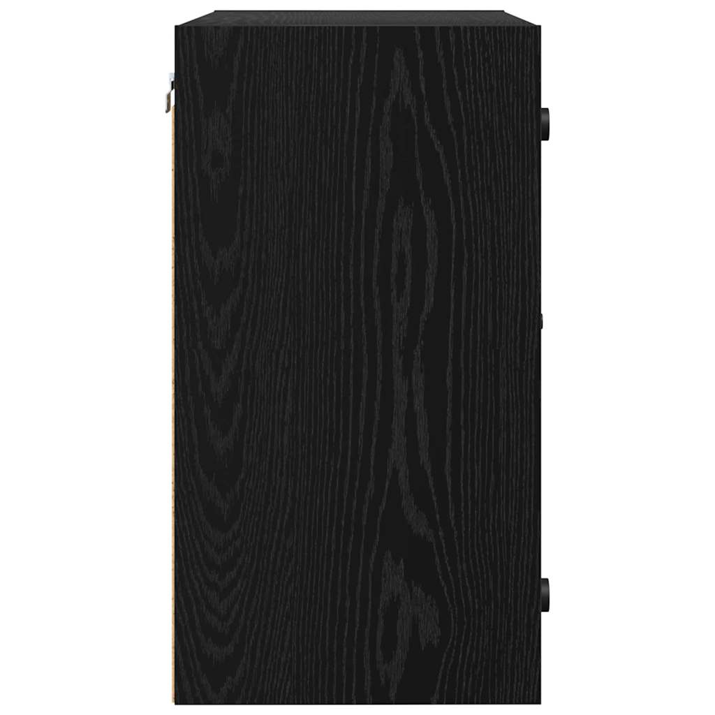 Meuble mural Chêne noir 68 x 37 x 68,5 cm Bois d'ingénierie - XIOS
