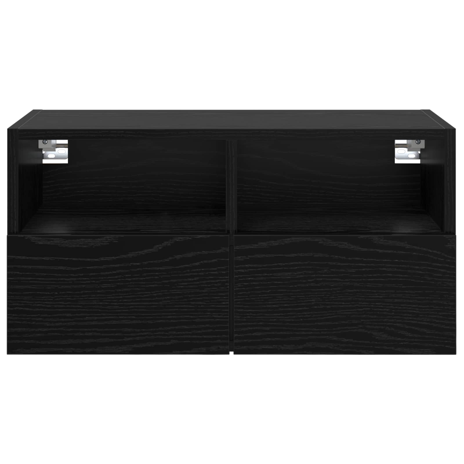 Meubles TV muraux 2 pcs Chêne noir 60 x 30 x 30 cm - XIOS