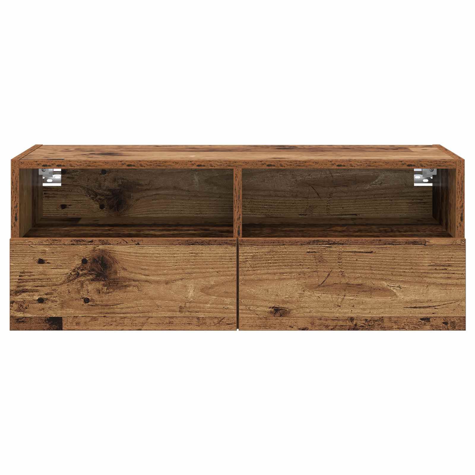 Meubles TV muraux 2 pcs Bois Ancien 80 x 30 x 30 cm - XIOS