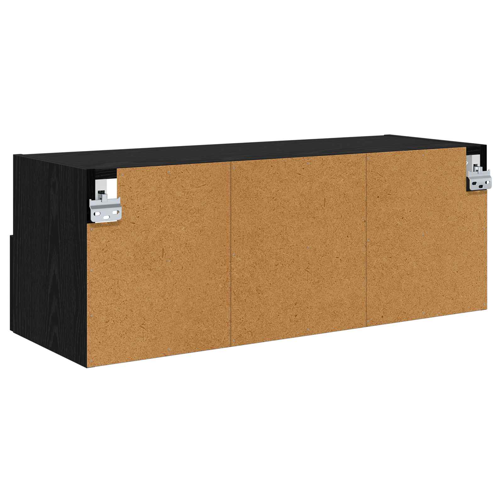 Meubles TV muraux 2 pcs Chêne noir 80 x 30 x 30 cm - XIOS