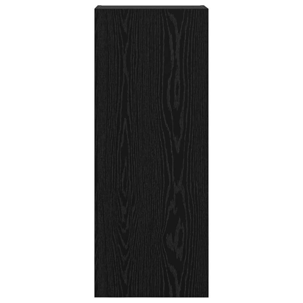 Meuble TV mural Chêne noir 40,5 x 30 x 102 cm Bois d'ingénierie - XIOS