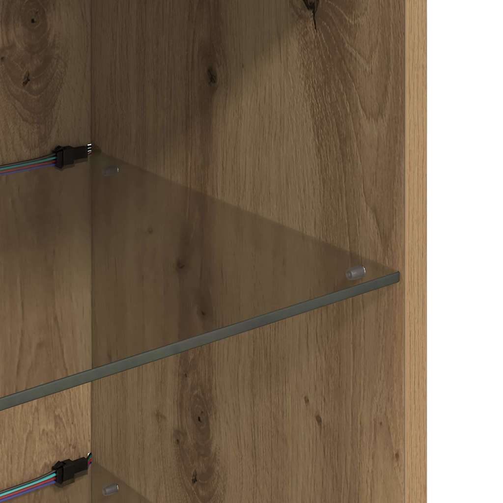 Meubles TV muraux 2 pcs Chêne artisanal 30,5 x 30 x 90 cm - XIOS