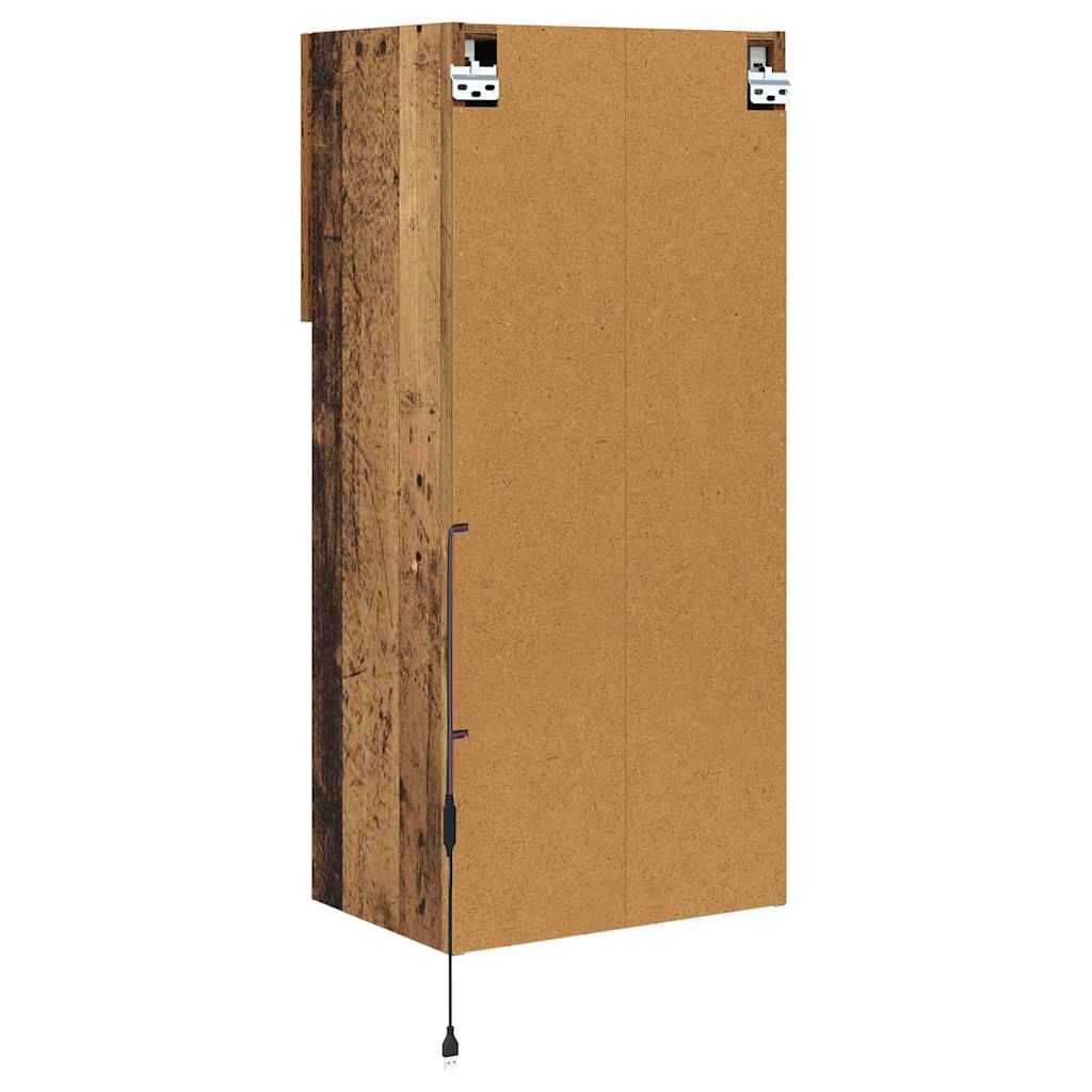 Meubles TV muraux 2 pcs Bois Ancien 40,5 x 30 x 90 cm - XIOS