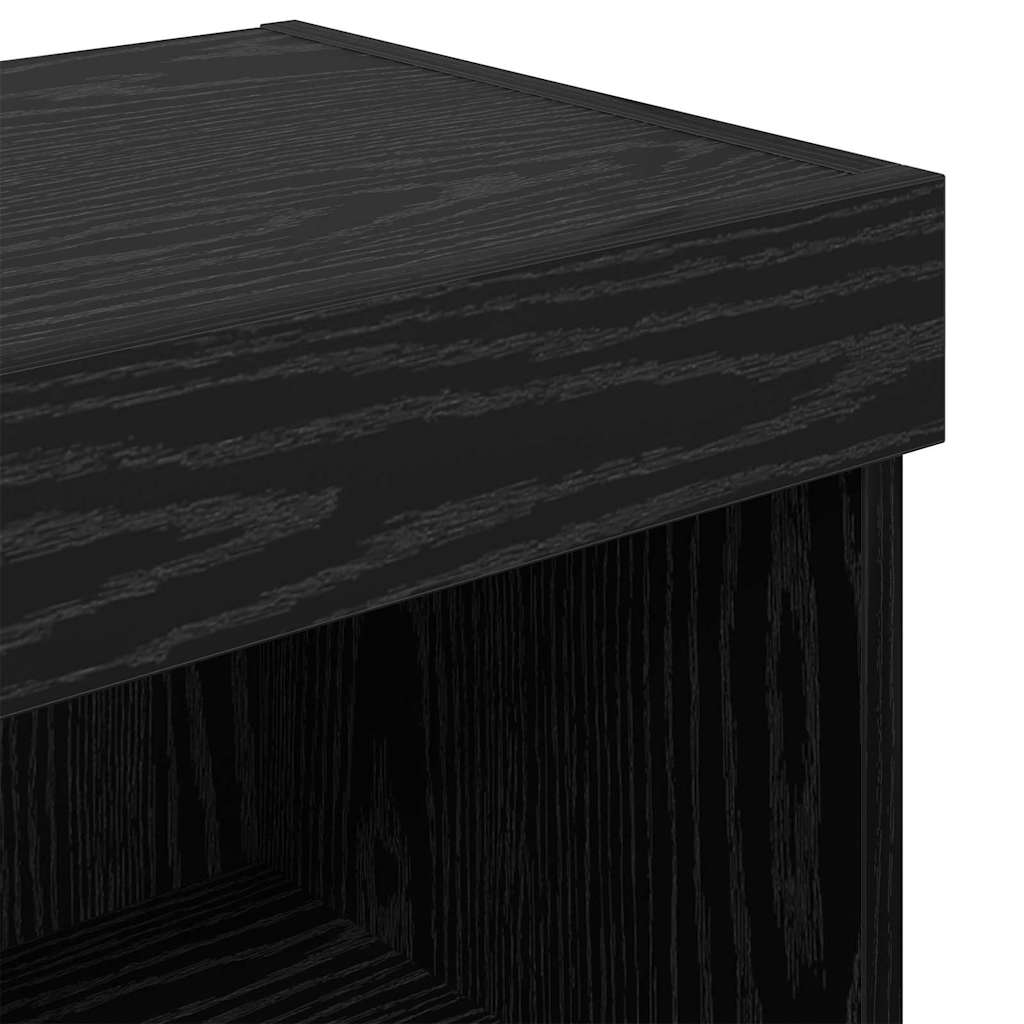 Meubles TV muraux Panama 2 pcs Chêne noir 100 x 30 x 30 cm - XIOS