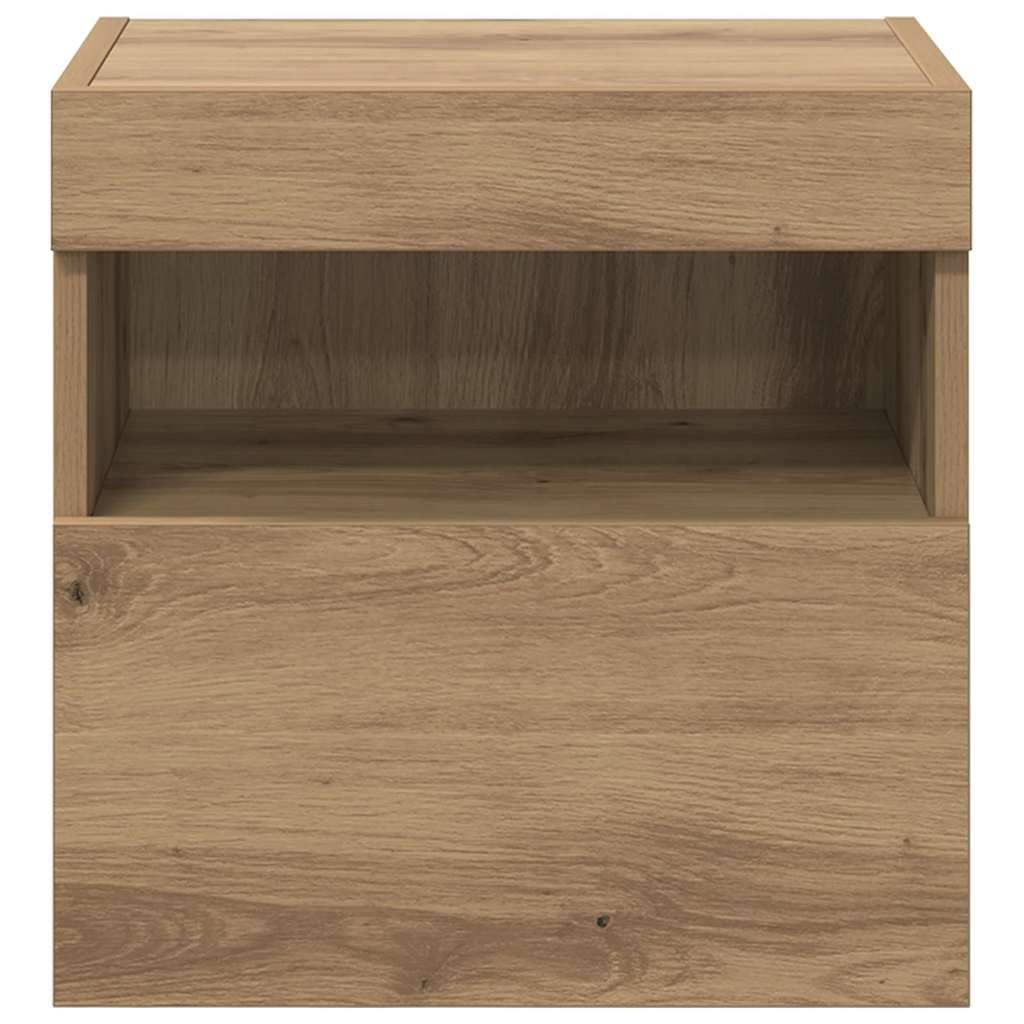 Meubles TV muraux 2 pcs Chêne artisanal 40 x 30 x 40 cm - XIOS