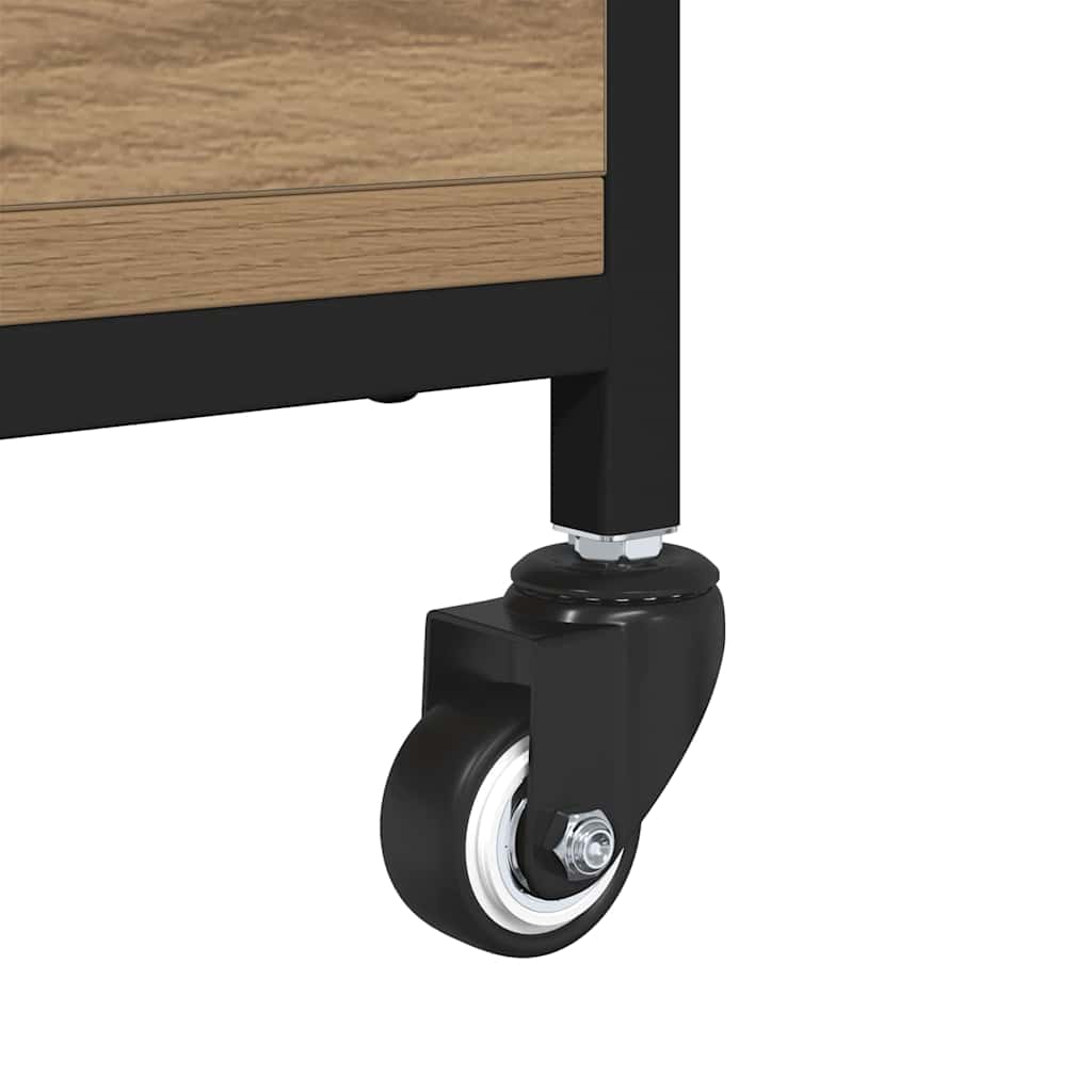 Table basse Chêne artisanal 91 x 55 x 32 cm Bois d'ingénierie - XIOS