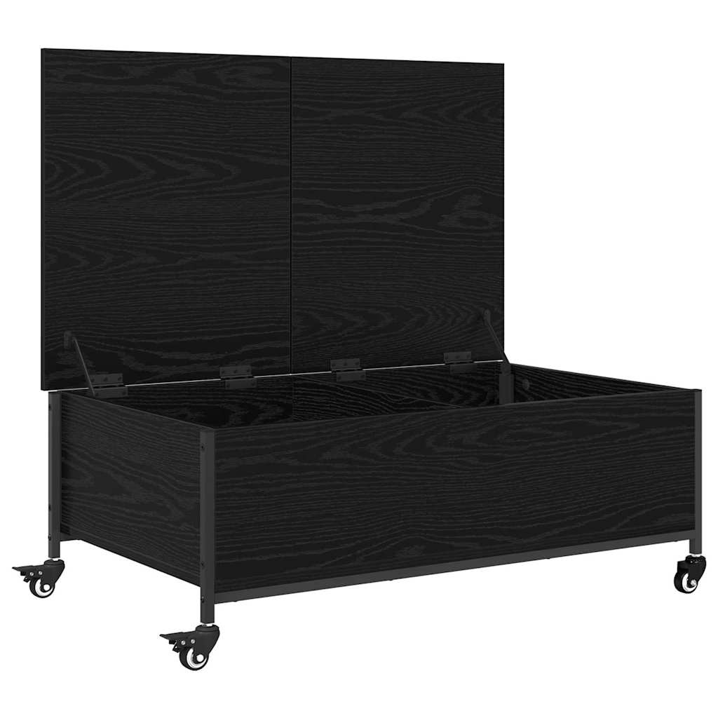 Table basse Chêne noir 91 x 55 x 32 cm Bois d'ingénierie - XIOS