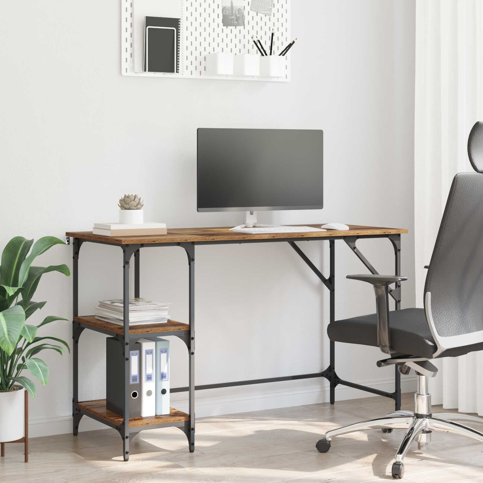 Bureau Bois Ancien 120 x 50 x 75 cm Bois d'ingénierie - XIOS
