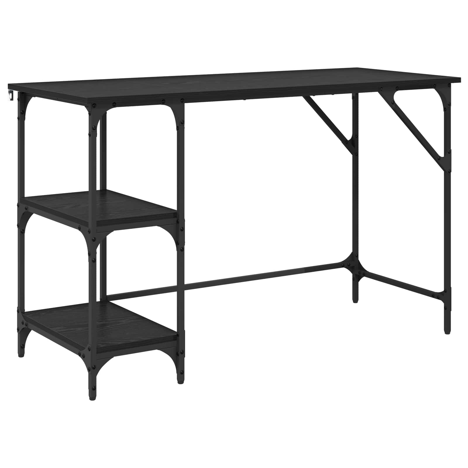 Bureau Chêne noir 120 x 50 x 75 cm Bois d'ingénierie - XIOS