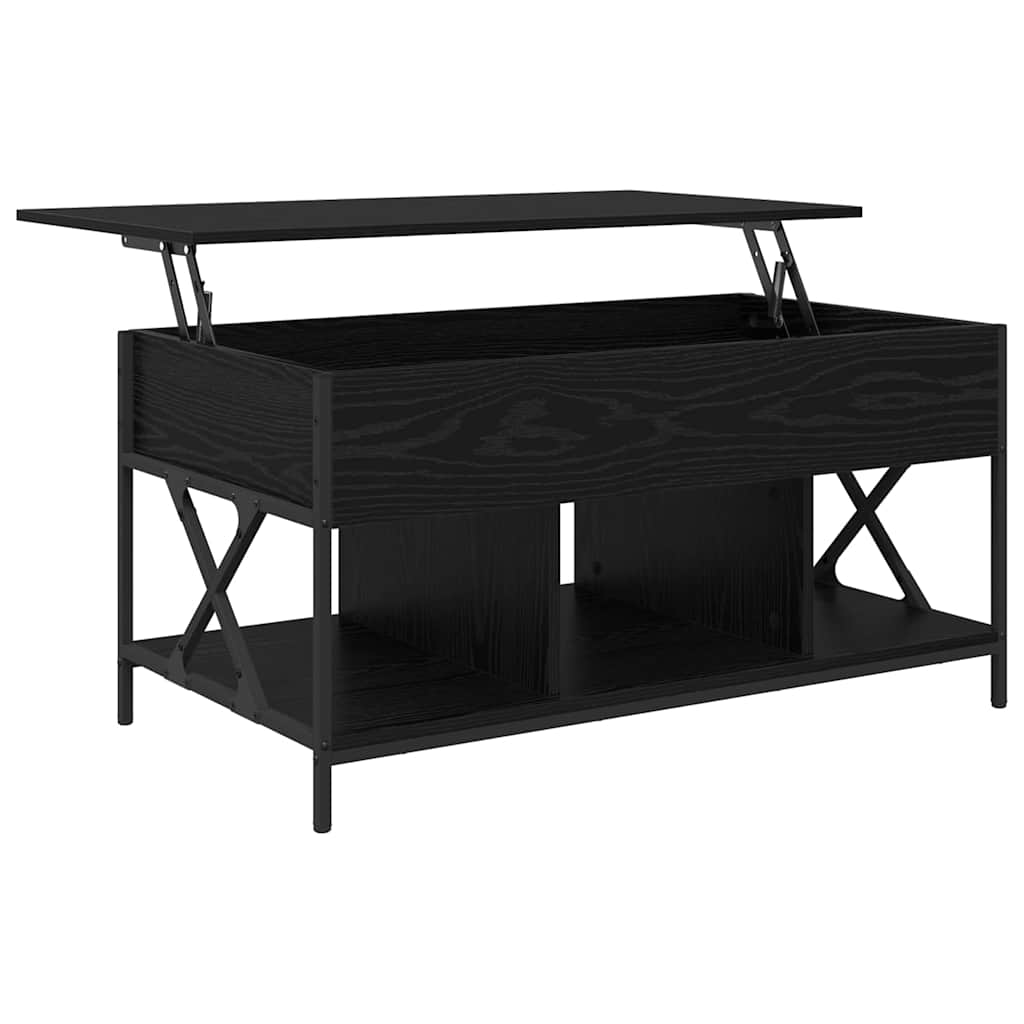 Table basse Chêne noir 100 x 55 x 50 cm Bois d'ingénierie - XIOS