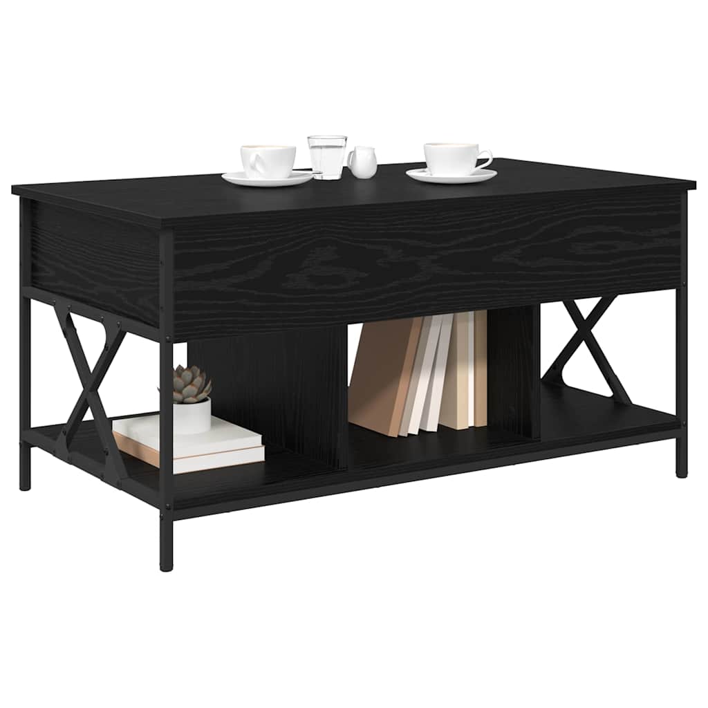 Table basse Chêne noir 100 x 55 x 50 cm Bois d'ingénierie - XIOS